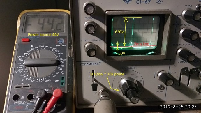 Voltage on primaries
