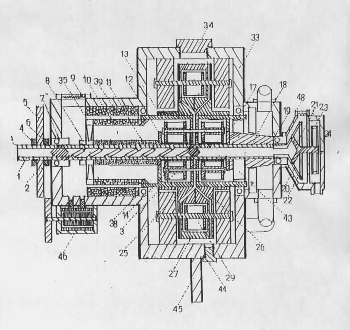 1-GEARTURBINE - LATERAL CUT