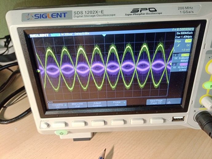 is this standing wawe? twiking frequency1hz by 1hz